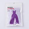 12/0 1.5~2mm Baking Paint Glass Seed Beads Loose Spacer Beads X-SEED-S001-K11-3