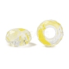 Two Tone Glass European Beads GDA009-2-2