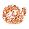 Electroplate Glass Beads Strands EGLA-T021-10D-2