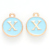 Golden Plated Alloy Enamel Charms LS-ENAM-S118-04X-1