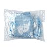 Baby Footprint Polyester Drawstring Bags ABAG-FZC0001-01B-8