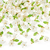 60Pcs 3 Styles ABS Plastic Imitation Pearl & Acrylic Pendants PALLOY-TAC0280-3