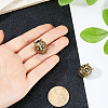 Brass European Beads KK-WH0079-194AG-3