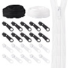 2 Bags 2 Colors Nylon Closed-end Zipper DIY-TA0014-72B-1