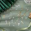 100Pcs 10 Styles Brass Pendants KK-PH0012-23A-2