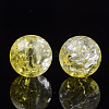 Transparent Crackle Acrylic Beads CACR-N002-03-2