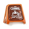 Coffee Theme Opaque Resin Decoden Cabochons RESI-M042-01E-1