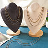 16Pcs 4 Style 304 Stainless Steel Chain Necklaces NJEW-TAC0026-8