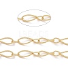 Brass Twisted Oval Link Chains CHC-K013-11G-2