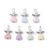 Acrylic Alloy Pendants PALLOY-JF03798-1