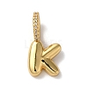Brass Micro Pave Cubic Zirconia Pendants KK-K345-13K-G-1