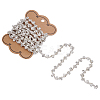 2.5 Yards Brass Rhinestone Strass Chains CHC-UN0001-05-1