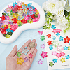 130Pcs 2 Styles Transparent Acrylic Beads MACR-ME0001-23-3