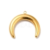 Ion Plating(IP) 304 Stainless Steel Pendants STAS-I197-018B-G-2