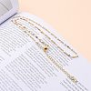 304 Stainless Steel Link Chain Necklaces NJEW-JN03084-02-4