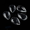 Transparent Teardrop Glass Cabochons GGLA-R024-30x20-6