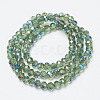 Electroplate Glass Beads Strands EGLA-A034-T3mm-I01-2