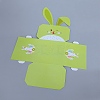 12Pcs 4 Colors Square Paper Storage Gift Boxes with Handle CON-WH0095-53-2