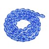 Transparent Glass Beads Strands EGLA-N013-T4mm-D10-2