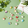 Olycraft 36Pcs 9 Colors Handmade Porcelain Beads PORC-OC0001-04-5