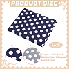 2 Yards Polka Dot Pattern Cotton Fabric DIY-FG0009-96-2