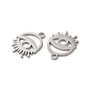 Non-Tarnish 304 Stainless Steel Charms STAS-J042-09P-2