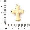 Brass Micro Pave Cubic Zirconia Pendants KK-F895-10G-3