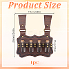 PU Leather with Alloy Gold Metallurgy Storage Belt AJEW-WH0481-41B-2