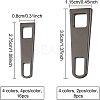 Zinc Alloy Replacement pull-tab Accessories FIND-FG0001-09-2