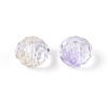 Baking Paint Transparent Glass Beads X1-GLAA-N011-10mm-06-2