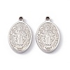 Non-Tarnish 201 Stainless Steel Pendants STAS-C057-21P-2