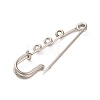 Iron Brooch Findings KK-Q491-N-2