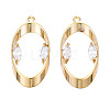 Brass Rhinestone Pendants KK-N216-412-2