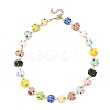 Handmade Porcelain Elephant Bead Necklaces NJEW-JN06672-3