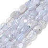 Natural Blue Lace Agate Beads Strands G-L608-A02-01A-2