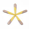 Resin & Walnut Wood Pendants X-RESI-S358-40E-1