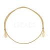 6Pcs 6 Colors Polyester Braided Cord Bracelet Making AJEW-JB01375-2