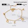304 Stainless Steel Charm Anklets for Women HT7588-3-1
