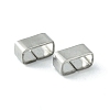 Drawing 304 Stainless Steel Slide Charms/Slider Beads STAS-C016-11P-3