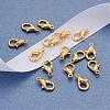 Zinc Alloy Jewelry Findings Golden Lobster Claw Clasps X-E102-G-1