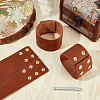 Blank Leather Wide Cord Bracelet BJEW-WH0020-65G-5