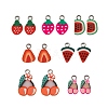 140Pcs 7 Styles Handmade Polymer Clay Pendants CLAY-LS0001-11-2