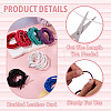 16m 8 Colors Braided Leather Cord WL-TA0001-10-5