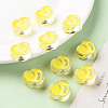 Transparent Enamel Acrylic Beads TACR-S155-004H-6