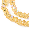 Electroplate Glass Beads Strands EGLA-A044-T1mm-L03-5