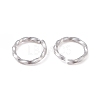 Tarnish Resistant 304 Stainless Steel Jump Rings STAS-F191-12P-C-5