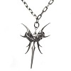 Gothic Alloy Thorns Pendant Necklaces for Unisex WG7D1A5-01-5