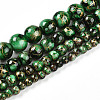 Baking Paint Glass Beads X1-DGLA-N003-10mm-B09-2