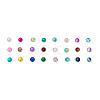 Spray Painted Crackle Glass Beads CCG-JP0001-01B-2
