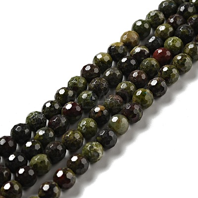 Natural Dragon Blood Beads Strands G-E571-30A-1